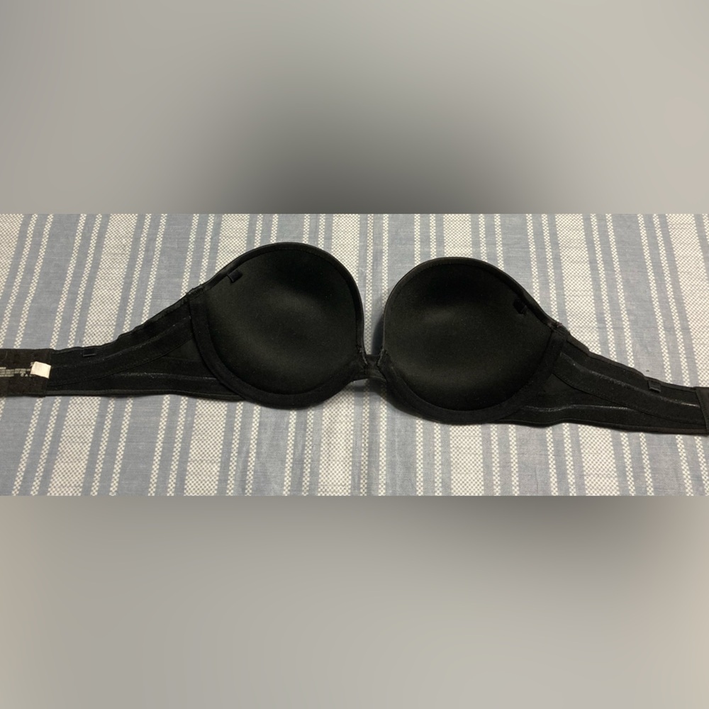 💛TODAY***$12***Gilligan & O’Malley black strapless bra. - Picture 3 of 4